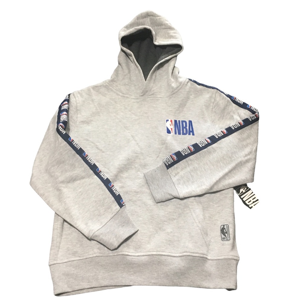 NBA Light Gray Size 8 Hoodie Sweater
